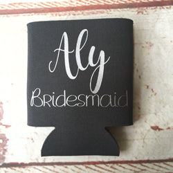 Bachelorette Party Favors - Bachelorette Can Coolers  - Personalized Bridesmaid Gift  - Bachelorette Party - Fun Wedding Favors