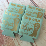 Bachelorette Party Favors - Bachelorette Can Coolers - Nashville Wedding Favors - Personalized Bridesmaid Gift  - Bachelorette Party