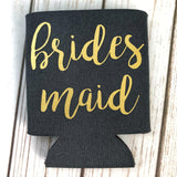 Bachelorette Party Favors - Bachelorette Can Coolers - Fun Wedding Favors - Personalized Bridesmaid Gift  - Bachelorette Party