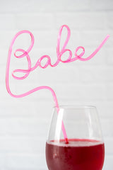 Babe Straw - Bachelorette Party - Bachelorette Party Favors - Bachelorette Party Supplies - Bride to Be