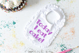 First Birthday Bib - Girls First Birthday Bib - First Birthday Outfit - First Birthday Cake Smash- Cake Smash Photo Prop