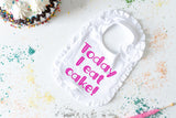 First Birthday Bib - Girls First Birthday Bib - First Birthday Outfit - First Birthday Cake Smash- Cake Smash Photo Prop