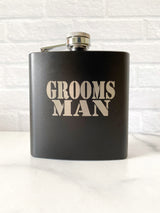 Groomsmen Proposal Gift - Groomsman Flask  - Bachelor Party Gifts - Custom Flask - Groomsman Gifts - Personalized Flask