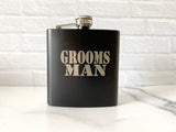 Groomsmen Proposal Gift - Groomsman Flask  - Bachelor Party Gifts - Custom Flask - Groomsman Gifts - Personalized Flask