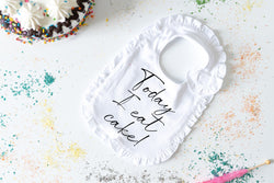 First Birthday Bib - Girls First Birthday Bib - First Birthday Outfit - First Birthday Cake Smash- Cake Smash Photo Prop