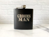 Groomsmen Proposal Gift - Groomsman Flask  - Bachelor Party Gifts - Custom Flask - Groomsman Gifts - Personalized Flask