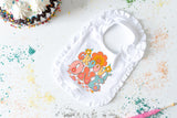 Groovy One First Birthday Bib - Flower Child Themed Birthday - Cake Smash Prop