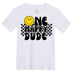 One Happy Dude First Birthday Shirt