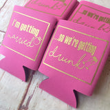 I'm Getting Married - Personalized Custom Bachelorette Can Coolers